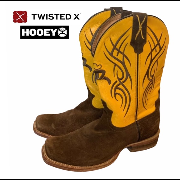 Twisted X Other - Twisted X Cowboy Boots Hooey Men's 10 EE Brown